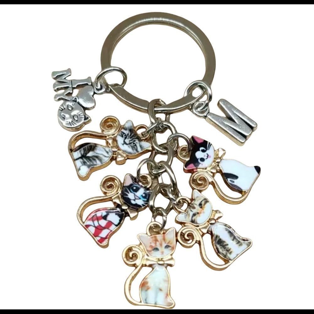 CAT LOVER KEYRING